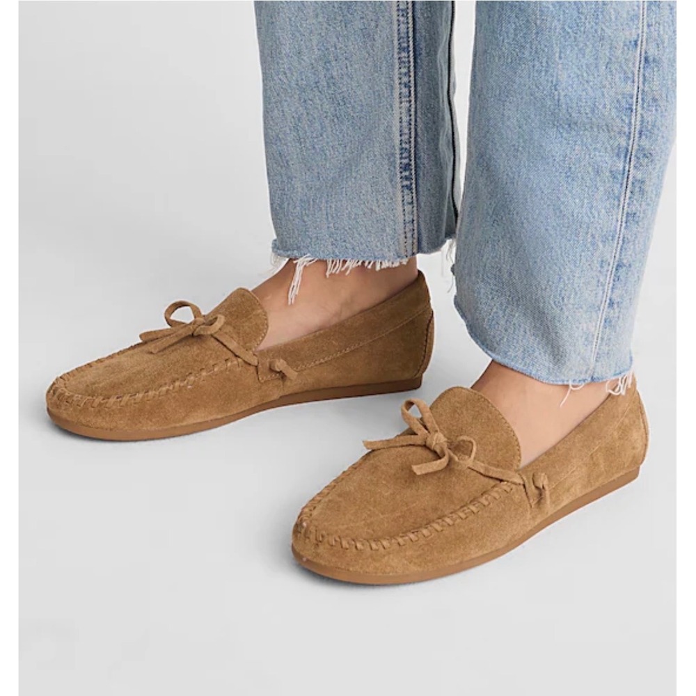 MADEWELL‎ The Meadow Whipstitched Driver Loafer Size 9 Brown NX057 Casual NEW